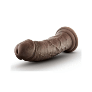 Consolador Dr. Skin Possable Shaft 8" Chocolate - Imagen 3