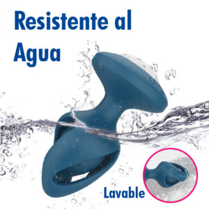 Plug Anal Doble Capa Blue, Control Remoto - Imagen 5