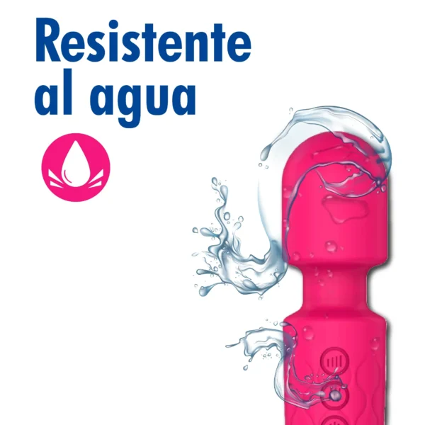Vibrador Varita Recargable Talla «M»: Tu Masajeador Íntimo de Silicón Médico
