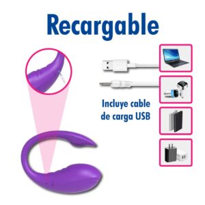 Vibrador Cola De Escorpión App, Purple - Imagen 3