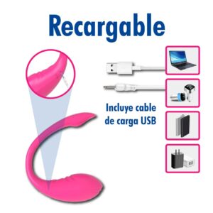 Vibrador Cola De Escorpión App, Fucsia - Imagen 3