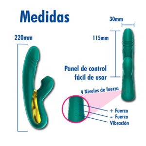 Vibrador Doble Clitoris y punto "G" - Imagen 4