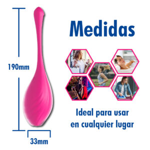 Vibrador Kegel Balls App, Fucsia - Imagen 5