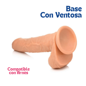 Thinz Uncut Dildo With Balls  8" - Imagen 4