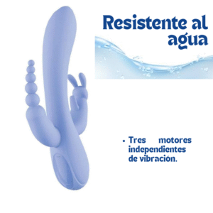 Vibrador Triple The Beat Blue - Imagen 4