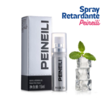 Envase de Peineili Spray retardante masculino original, producto garantizado para hombres.