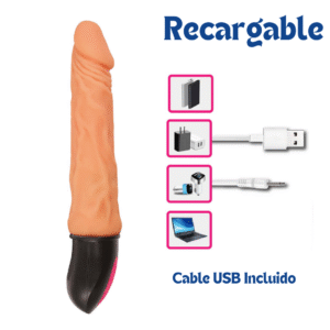 Natural Realskin Hot Cock 7" - Imagen 3