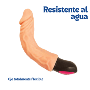 Natural Realskin Hot Cock 8" - Imagen 4