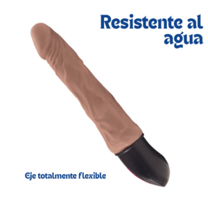 Natural Realskin Hot Cock 7"Chocolate - Imagen 4