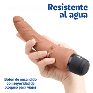 Vibrador Recargable Power Cock Realistic 7" Slim - Imagen 4