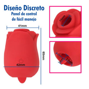 Vibrador Rosa con succión, Izumi - Imagen 4