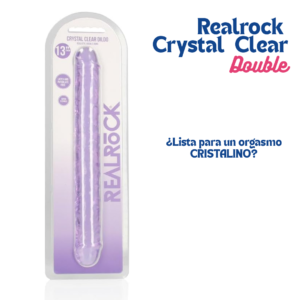 Realrock Realistic Double Dong 13" Purple - Imagen 1