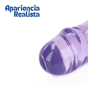 Realrock Realistic Double Dong 13" Purple - Imagen 2