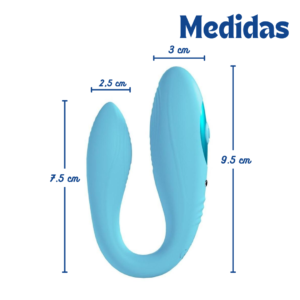 -vibrador charme Loveline International Colección París con control remoto