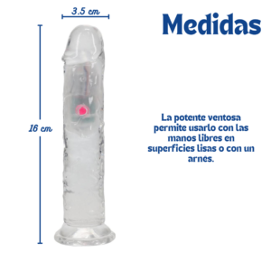 RealRock 6" Vibrador realista a control Remoto - Imagen 2