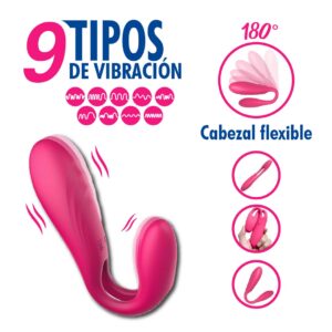 Vibrador con Control por App: Placer a Larga Distancia y Doble Estimulación - Imagen 3