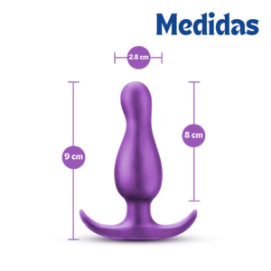 Dimensiones detalladas del Quantum Plug: 9cm de longitud y 2.8cm de diámetro.