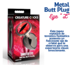 Empaque oficial Plug Anal Sinister Eye Metalico talla L