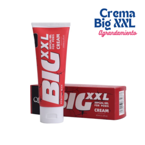 Presentación en caja y tubo del Gel de agrandamiento Big XXL marca Otto para hombres.