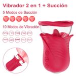 succionador rosa 2 en 1 con modos de vibracion y succion