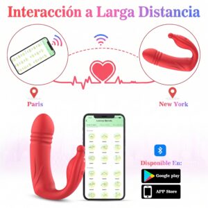 vibrador control a distancia interactivo conectado a aplicacion movil