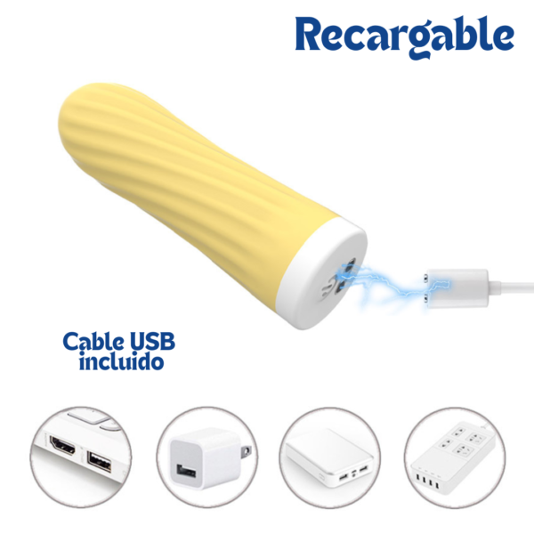 Balita de silicona medica con cable de carga USB incluido
