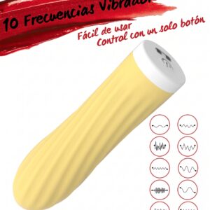 Estimulador de clitoris impermeable con 10 patrones de vibracion